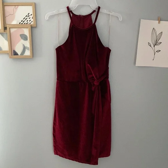Crystal Doll | Dresses | Red Velvet Tank Dress Juniors | Poshmark